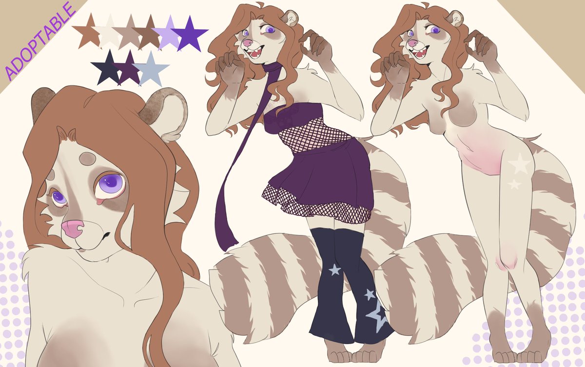 Bambi_3lue's tweet image. Furry raccon girl adoptable OPEN  

INFO Flat price: $10 
Payment method: Paypal or Vgen :3 

#furry #furryadoptable #furrycharacter #adopt #adoptable #furryadopt #adoptables #cheap #cheapcharacter #raccon #sale #usd
