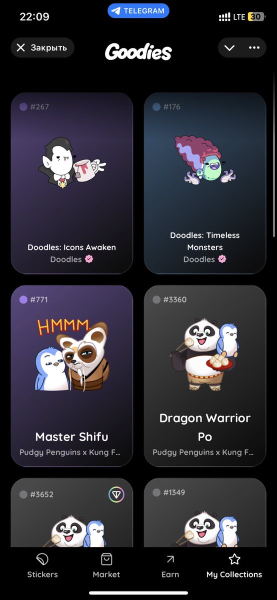 My collection 
Ave! 🩸🩸🩸
<a href="/pudgypenguins/">Pudgy Penguins</a> 
<a href="/goodies_tg/">Goodies 🍬</a> 
#DictatorCrypto