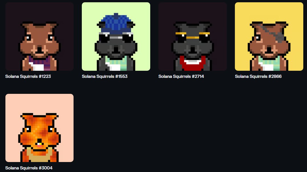 GN <a href="/Pickles_NFT/">Pickles</a> FAM 🔥

In more or less 1 hour, one #Pickles Discord OG or WL will get one <a href="/SquirrelsOnSol/">Solana Squirrels</a> NFT🔥

Good Luck Legends

#CryptoArt #NFTCommunity <a href="/solana/">Solana</a>
 #NFT