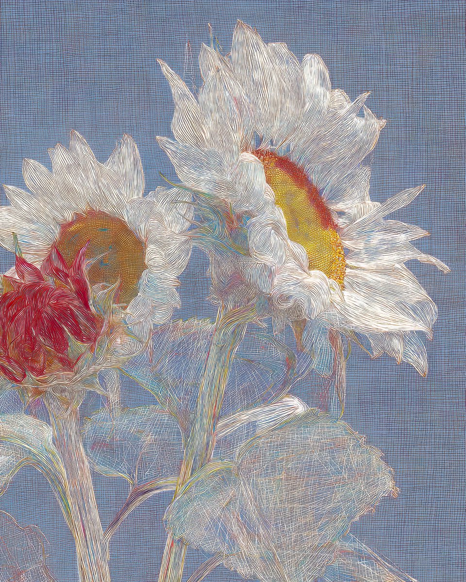 NEW NATURE / Sunflowers

(code &amp; AI series)