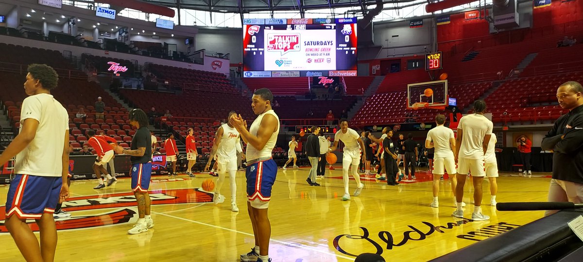 Here at E.A. Diddle Arena for today's men's basketball game, Tennessee State (2-1) at WKU (2-0). Hilltoppers are looking to make it 11-0 all-time vs. Tigers. ESPN+ has the livestream. Updates here