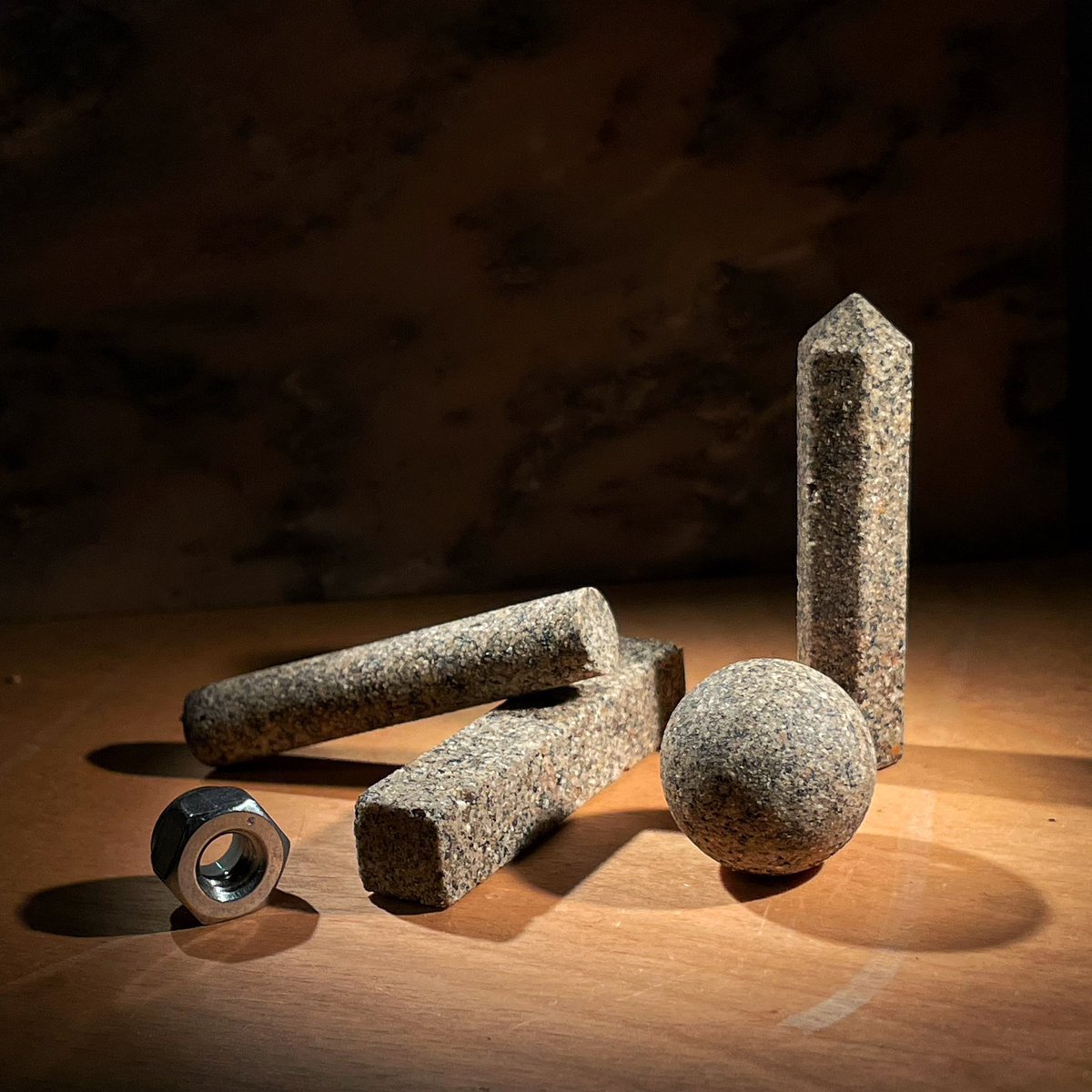 Now these castings are so perfect you may think they are fake/AI. Nope.

These are the precise copper chiselings of <a href="/AppPictureMan/">The Picture Man</a> , thank you!

(A sphere? 😮 How?)