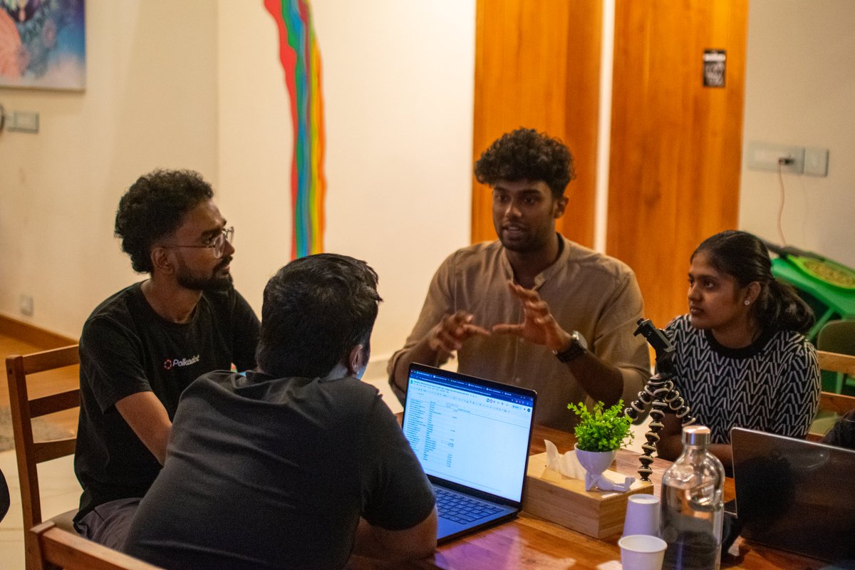 Edgetributors's tweet image. Day 2 of @Polkadot Road To Sub0 BLR Hackerhouse was all about curated mentoring for all the 13 selected teams. 

Builders sharpening their skills and getting the guidance they needed to push their projects forward in this final sprint! 🚀

#RoadToSub0 #PolkadotParty