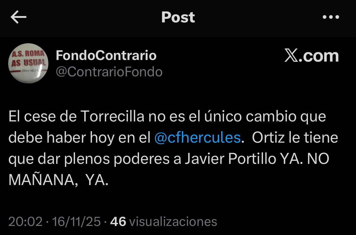 Plenos poderes a Portigol dice jajajaja al mismo personaje que se fue hasta Chipre para traernos a Fran Sol o que fichó a Jona Mejía hace años
