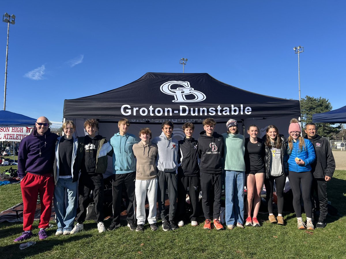 Huge shout out to the Groton Dunstable Athletic Boosters and an anonymous donor for the custom GD Cross Country team tent.  We are traveling in style!  😊<a href="/GDBoosters/">GD Athletic Boosters</a> <a href="/GDCrusaders/">Athletics</a> <a href="/Grotonherald/">Mingolelli</a>