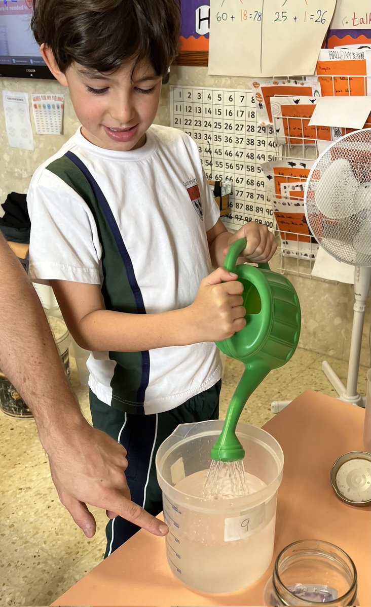 CanterburyGC's tweet image. 💧 Practical Maths in Action!
Year 3 have been busy measuring how much water their plants need each day using jugs, ml and litres. 🌱🪣
Great to see them applying classroom learning to real-life tasks! 📏🌿✨

#PracticalMaths #HandsOnLearning #STEM #CanterburyLearners