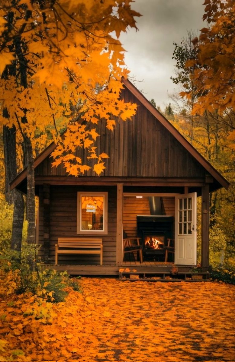 A Fireplace, a Home to return to, 
a Dream to live.♥️