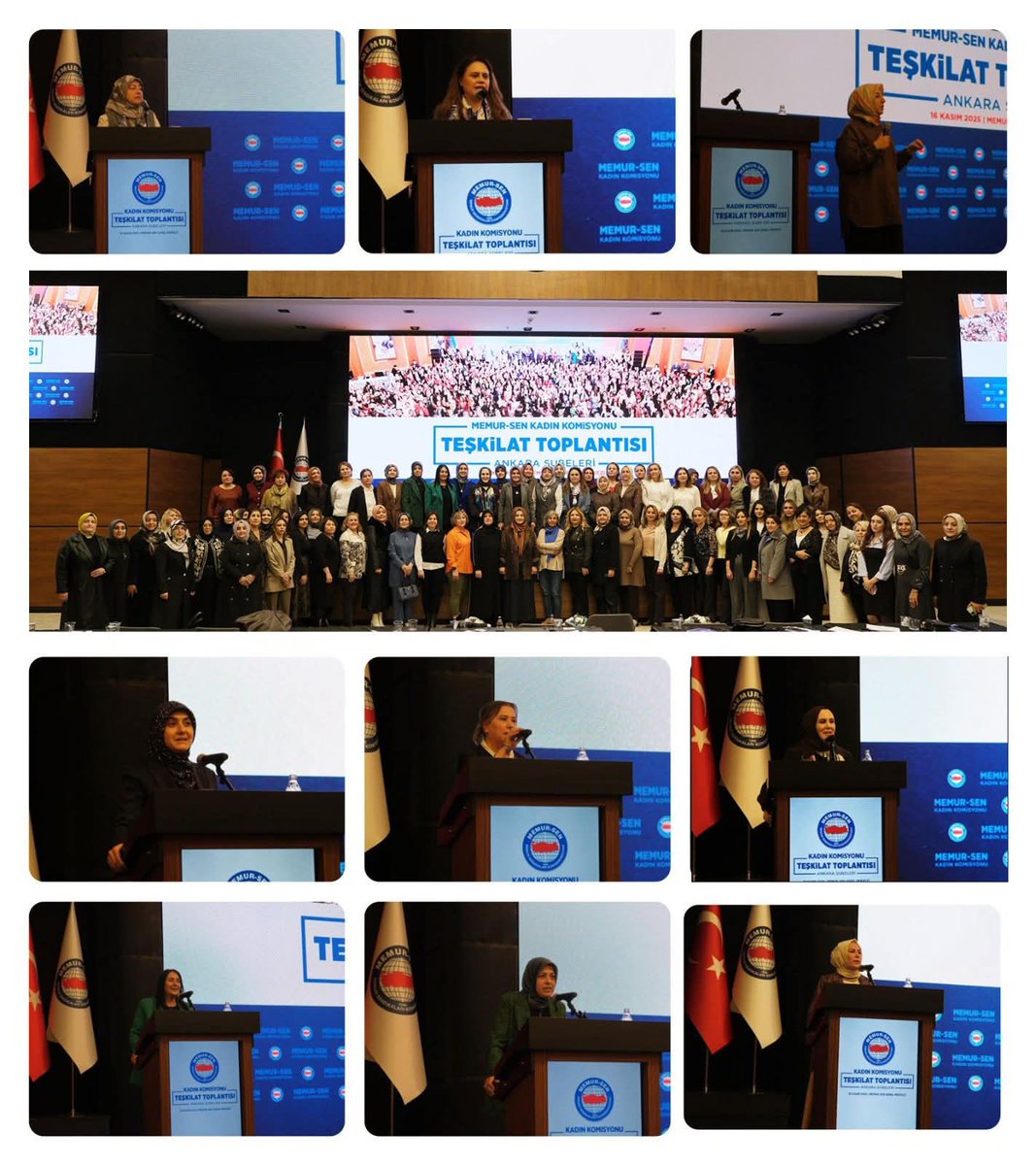 📍Memur-Sen’e bağlı hizmet kollarımızın kadın komisyonu Ankara Şubeleriyle kapsamlı bir istişare toplantısı gerçekleştirdik.