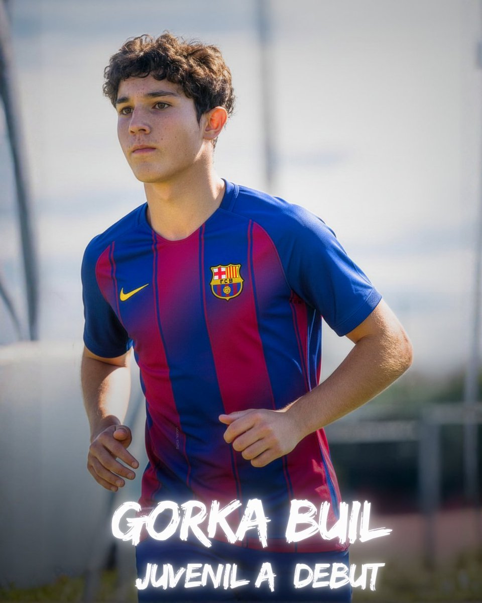 barcanation6's tweet image. Gorka Buil made his Barca Juvenil A debut today against Gimnastic Manresa, coming on in the 72nd min in the Division de Honor Juvenil, which is 1 category above. Congratulations 💙❤️