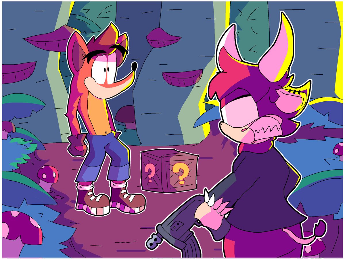 DeinosTf's tweet image. ✨🎮🌀 GameBreaker - Crash Bandicoot Mix | #CrashBandicoot #fridaynightfunkin #cassandra