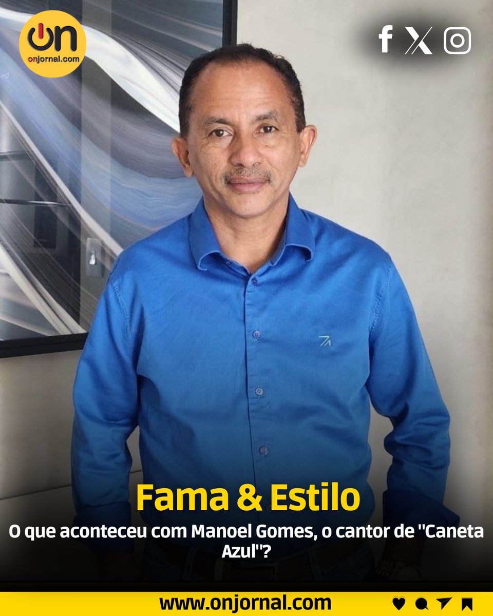 Onjornal1's tweet image. O #cantor #ManoelGomes, que se tornou um #fenômenonacional em 2019 com o #hitviral “#CanetaAzul”, enfrentou uma #trajetória marcada por altos e baixos após o #auge da #fama.

Acesse:
onjornal.com/site/noticia/o…