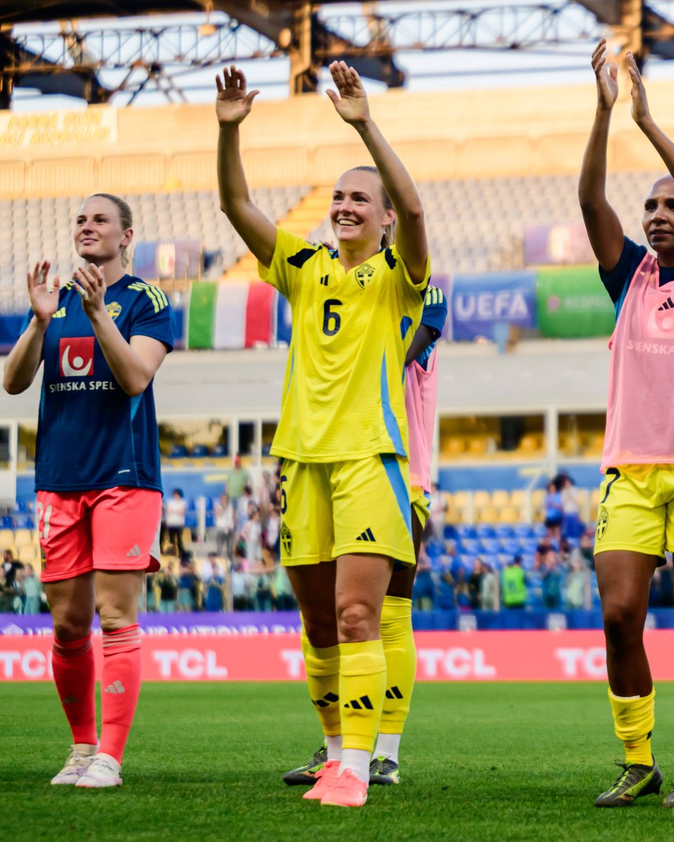 Congratulations on an outstanding career in the Swedish National Team, <a href="/MagdaEricsson/">Magdalena Eriksson</a>! ❤️🤍