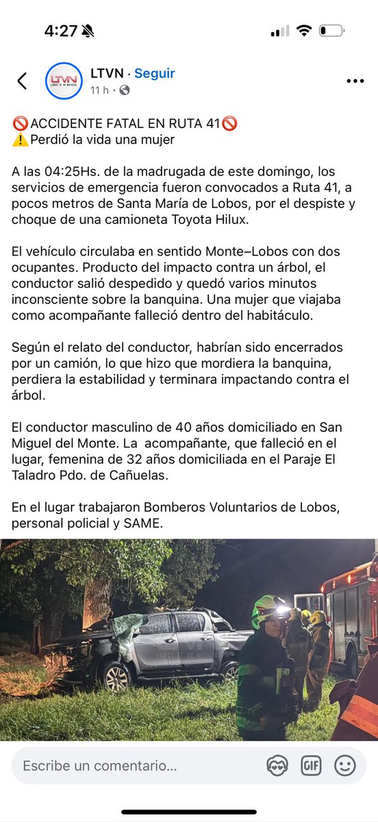 RetJua's tweet photo. @Kicillofok Podrías hacer algo por la vida de los Argentinos que necesitan tomar esa Ruta, que es básicamente una ruta para cometer sucixio. Te invito a que hagas el tramo cañuelas a General Belgrano y veas cómo te va. Capaz nos haces un favor. https://t.co/7fzmLX3IwW