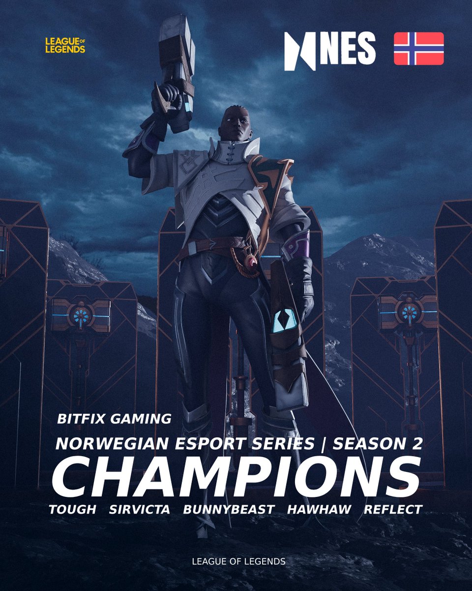 WE ARE #NES SEASON 2 CHAMPIONS! 🫡🏆 🇳🇴 

Bitfix Gaming take the Grand Final 3-1 vs SWMG in the <a href="/nesportsseries/">Norwegian Esports Series</a> - and with our separate GGL 2025 title earlier this year, we finish 2025 as dual Norwegian champions across both leagues 💪

Shoutout to our squad who made us so proud