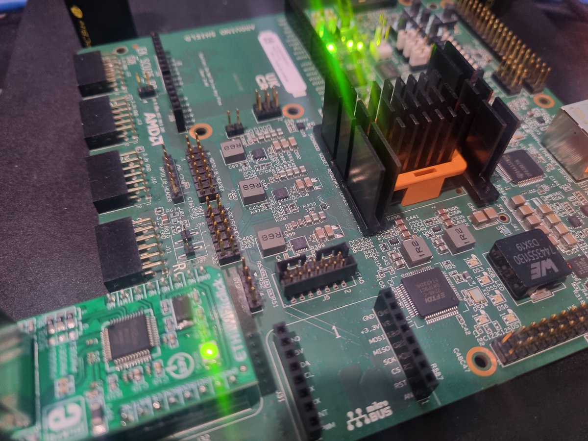 ATaylorFPGA's tweet image. I have spent the afternoon looking at Spartan UltraScale+ fabric performance, it is impressive. I am still working on fine tuning but, you can take an existing design and get it working much faster easily.

This gets interesting as a higher clock rate means we can create more…