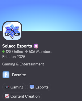 Solace Esports tweet media