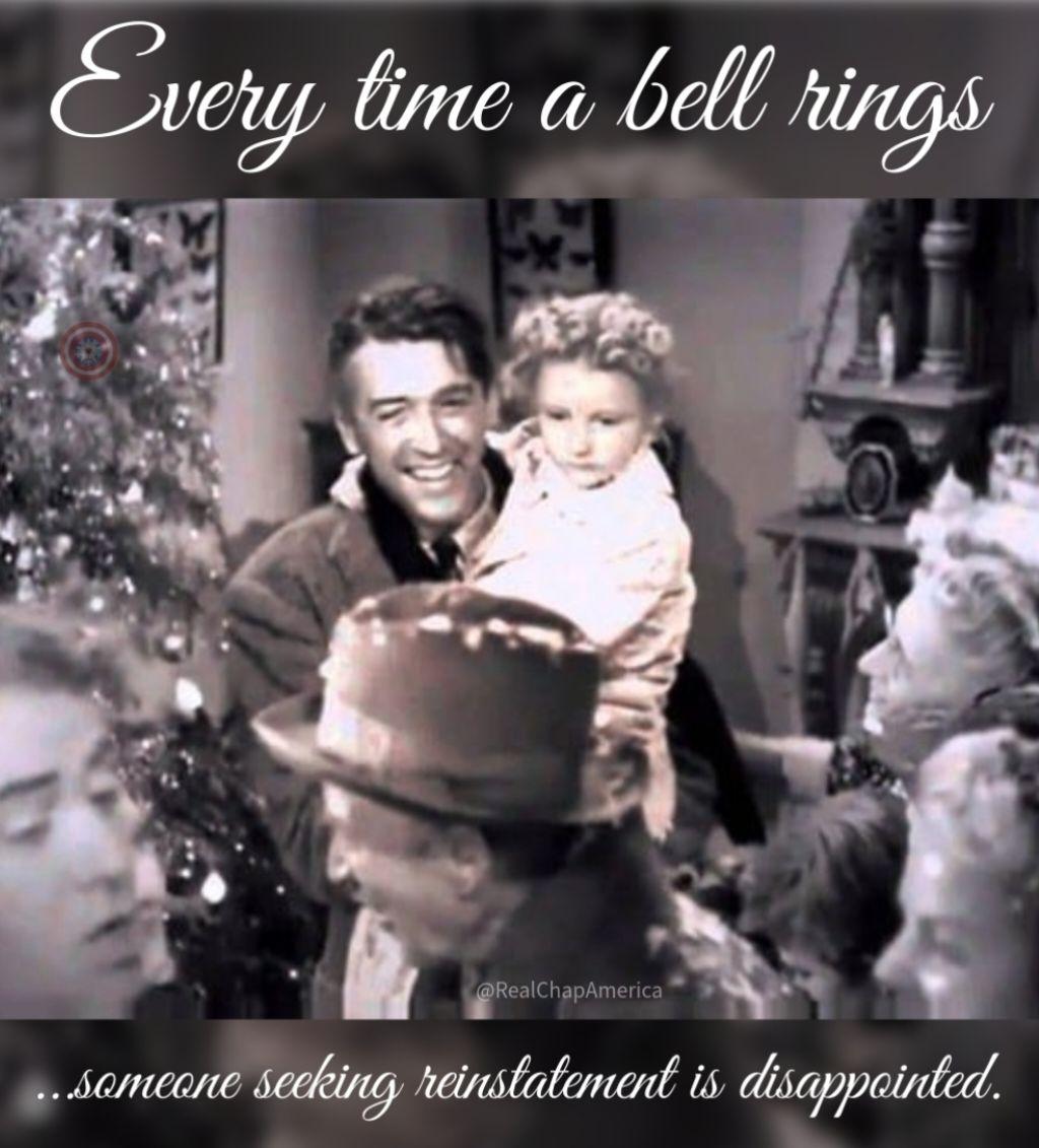Merry Christmas to all those still seeking reinstatement.