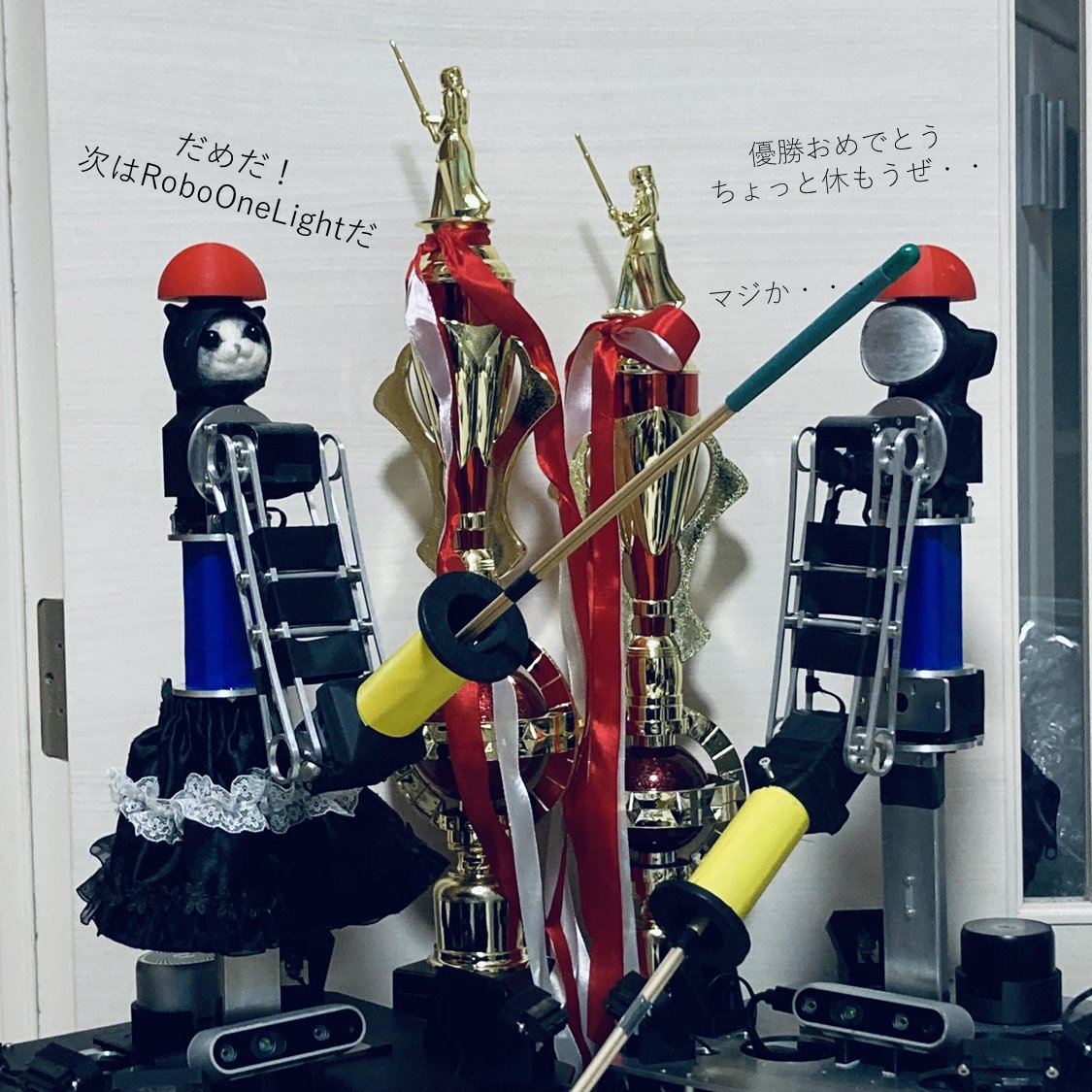 MicroMouse2011's tweet image. コビス優勝　メタ準優勝
前進あるのみ
#新ロボ剣