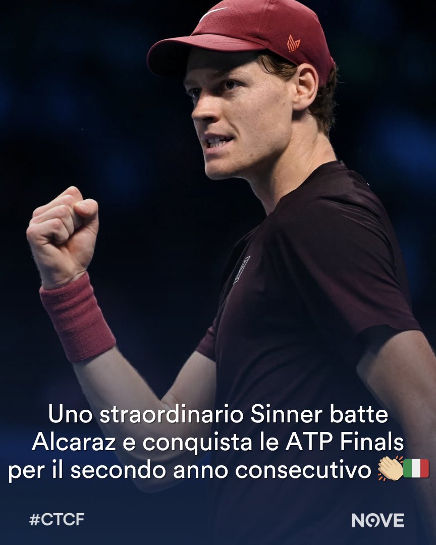 chetempochefa's tweet image. IMMENSO #Sinner👏🏼🇮🇹 #CTCF