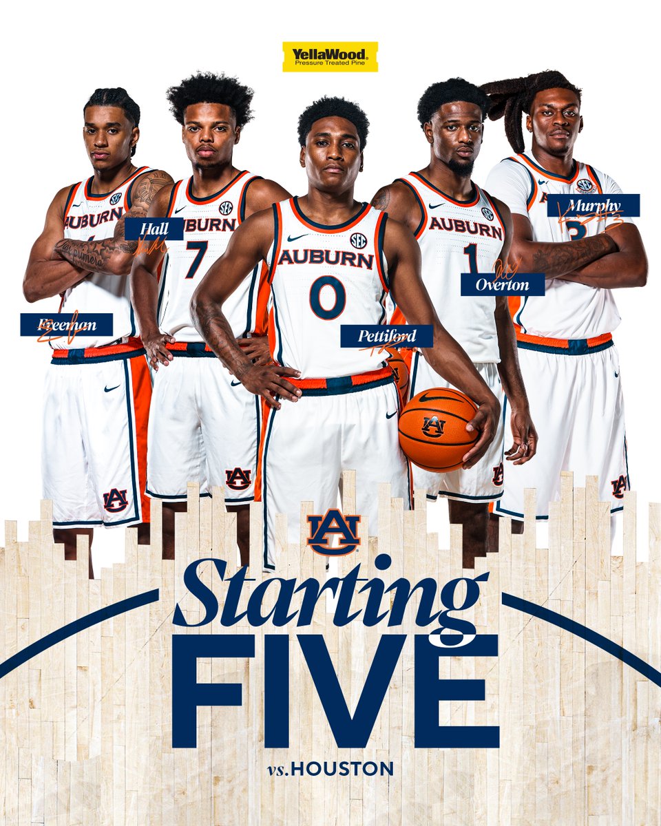 AuburnMBB's tweet image. Today&apos;s ✋

#WarEagle | @yellawood