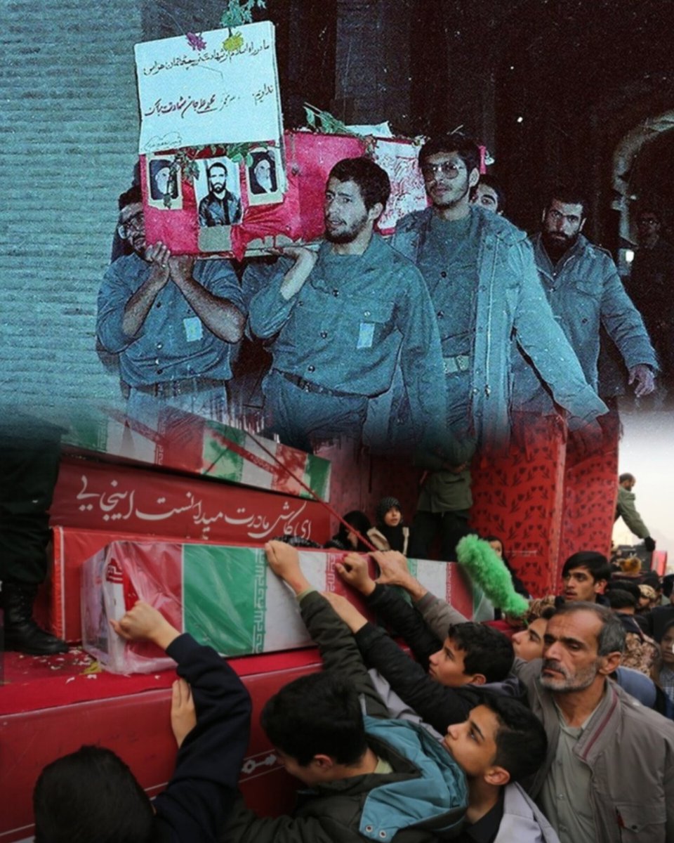 بر روی دستهای ما سمت بهشت می روند و دستهای مستجابشان مارا از جهنم روزمرگیها جدا می کند.#سند_افتخار اند همواره تاریخ