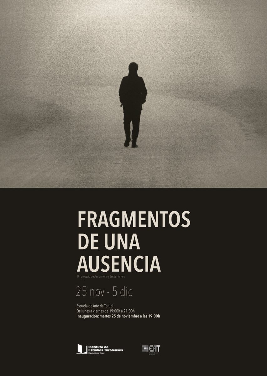 MartinBahon's tweet photo. Poesía y fotografía conectadas en la exposición de Javier Jimeno y Jesús Herrero.
“Fragmentos de una ausencia”
📍Escuela de Arte de Teruel https://t.co/xjkU27hGkI