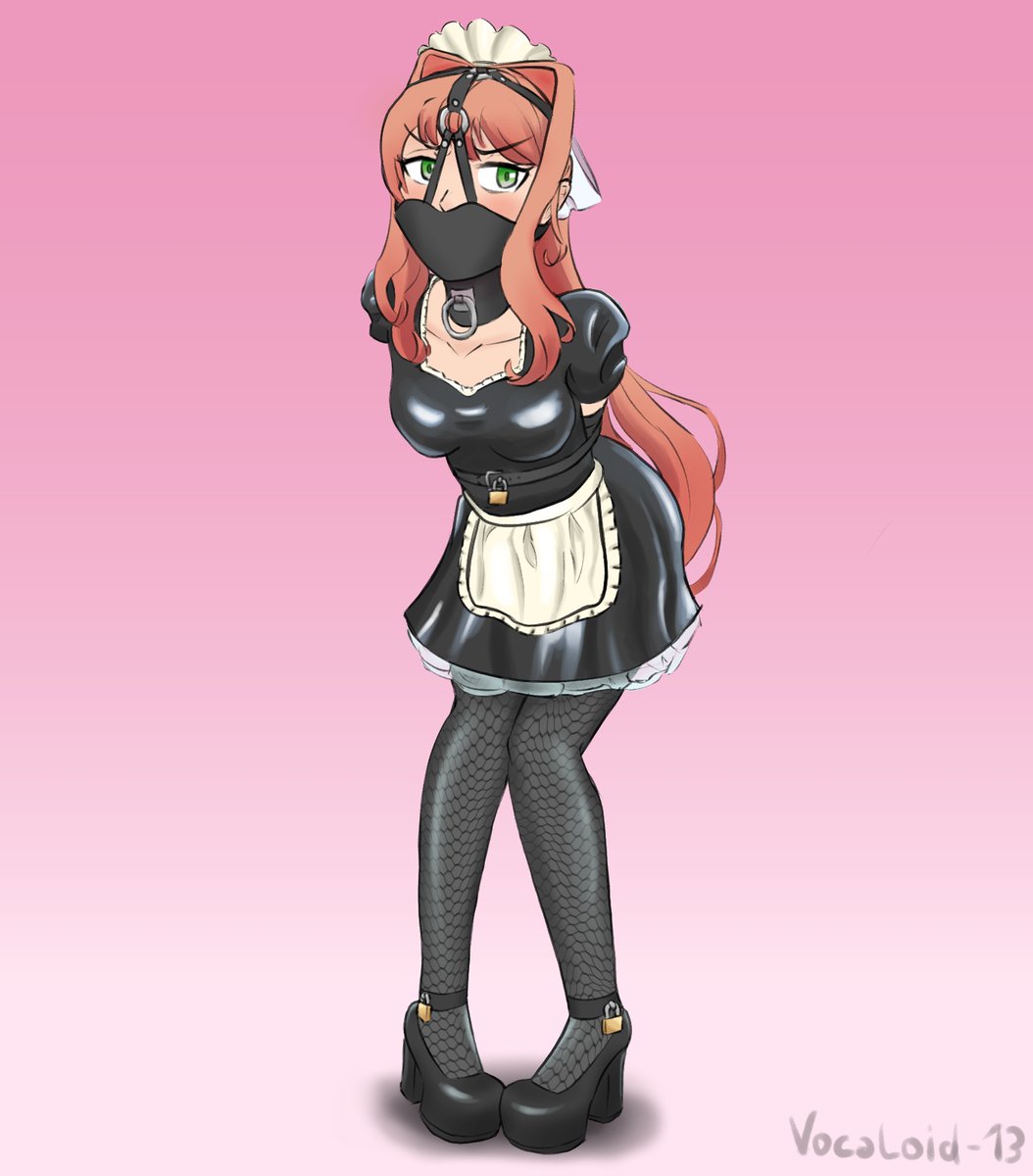 Monika is ready to serve !

 (latex doll alts below⬇️)