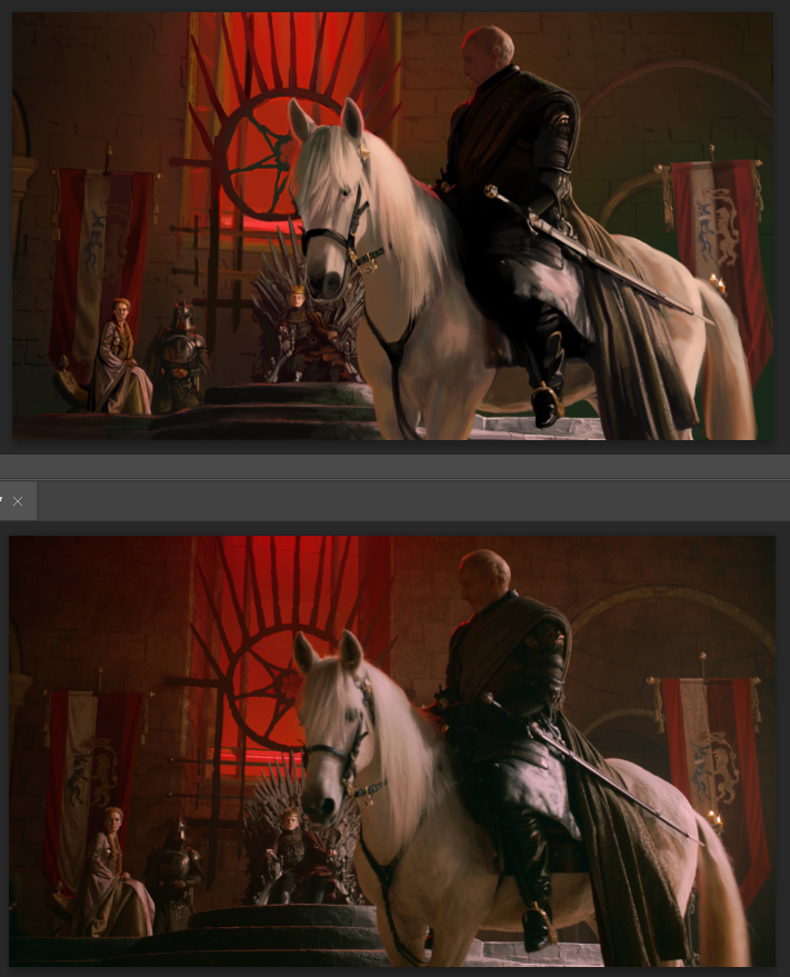 One of these is an 18 hour color study
Arm's about to fall off