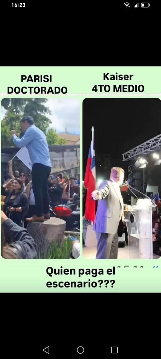 <a href="/carreragonzalo/">@carreragonzalo DIPUTADO</a> BAAA SACASTE EL HABLA WEON, EL COMANDO DE KAISER TE TUVO ESCONDIDO COMO BASURA BAJO LA ALFOMBRA, LAS PATITAS PARA HABLAR DE  PARISI 🤬