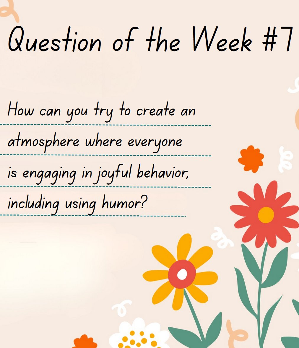 ChadDumas's tweet image. Laughter smooths social interactions and helps develop synchronicity!

Follow for more!
#PLC #NextLearningSolutions #Teachers #Education #Reflection #QotW