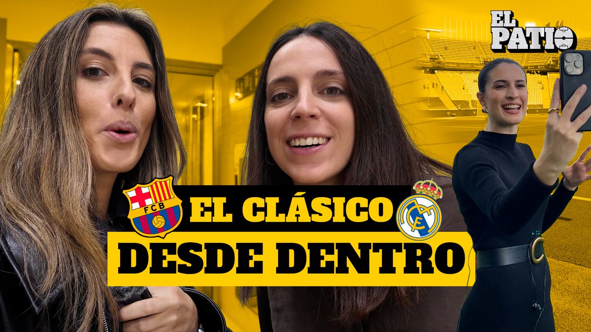 YA EN YOUTUBE  

Hoy, en vídeos que envejecieron mal: ¿Dé qué equipo son Andrea Segura y Sandra Riquelme? Es broma, es un ¡INSIDER sobre el Clásico: desde DAZN, desde el Lluís Companys, vestuarios, entrevistas, etc!
  
youtu.be/jI2ipVJ9BPk