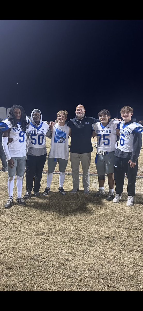Grateful for these Seniors. Football should be a positive experience, one that young adults &amp; their families are proud of. These smiles give me joy, knowing this crew is better humans because of football. Thank u Gabe, Greyson, Jayden (Unc), Rezzell, &amp; Max (&amp; parents)! #RP4L 🚀
