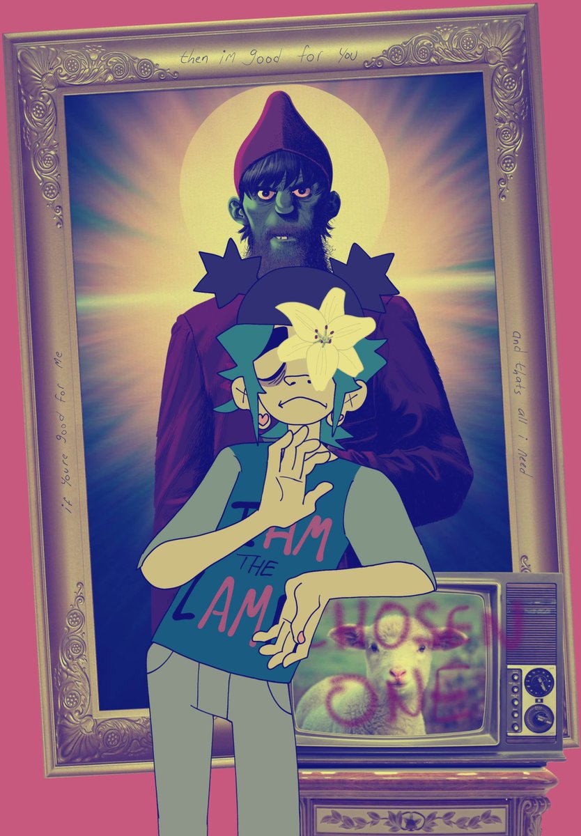 glceosart's tweet photo. The Sacrificial Lamb
#gorillaz #2doc https://t.co/d8Y90h41pT