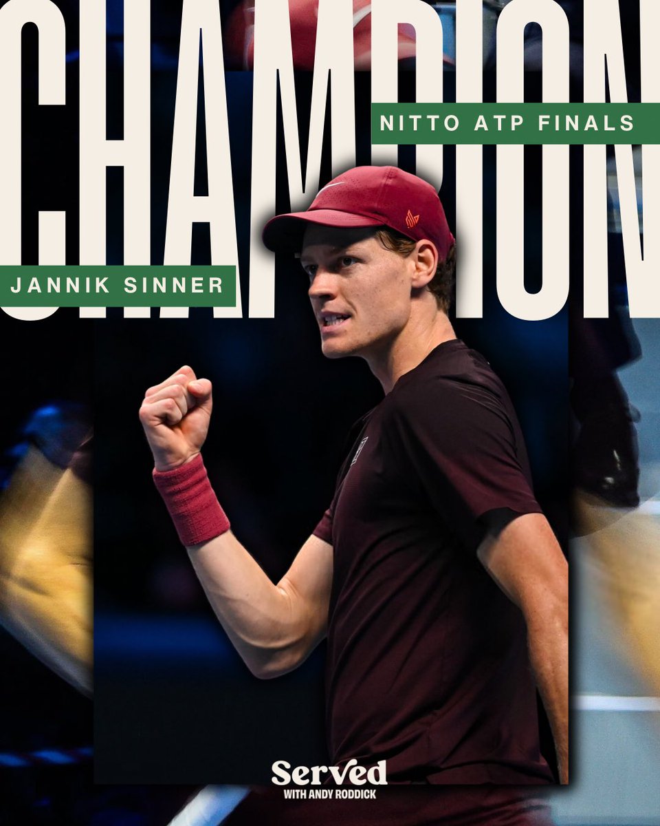 ATP Finals Champion on repeat 🏆🔥