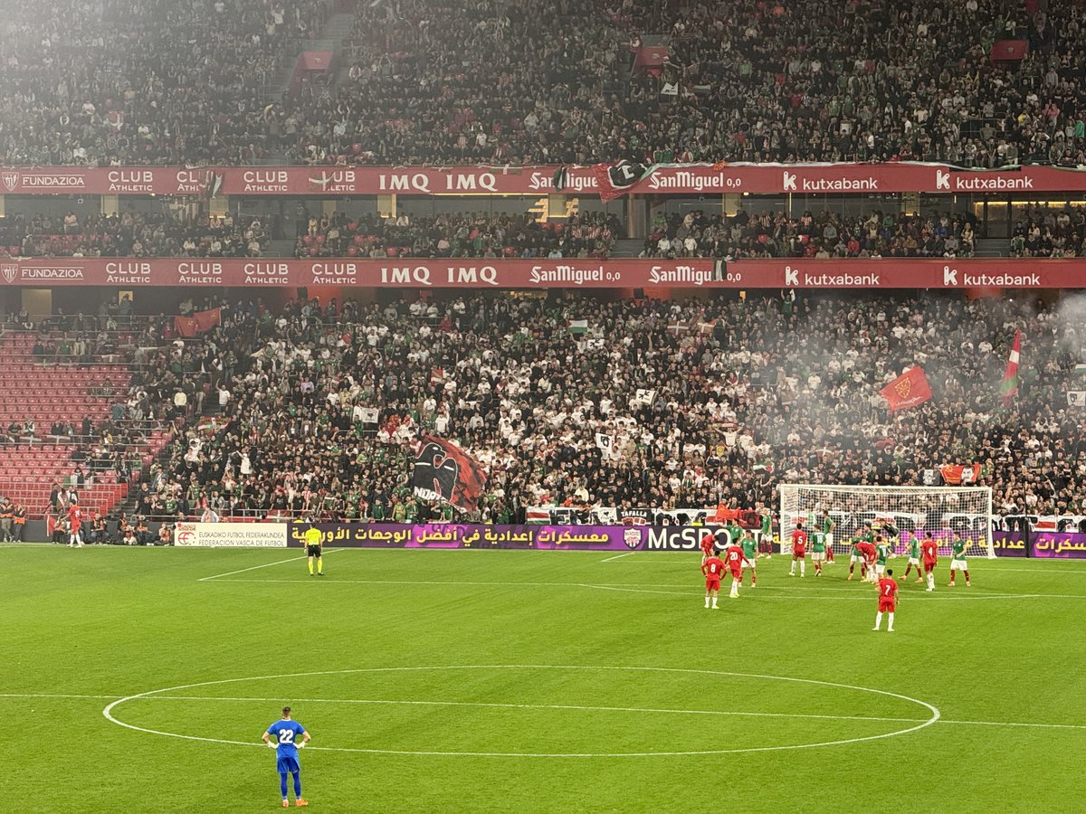 ICHHarmaila's tweet image. Ofizialtasunaren bidean, herrien arteko elkartasuna. Bi herri, helburu bakarra: askatasuna!

Euskal Selekzioa - Palestina | 2025-11-15