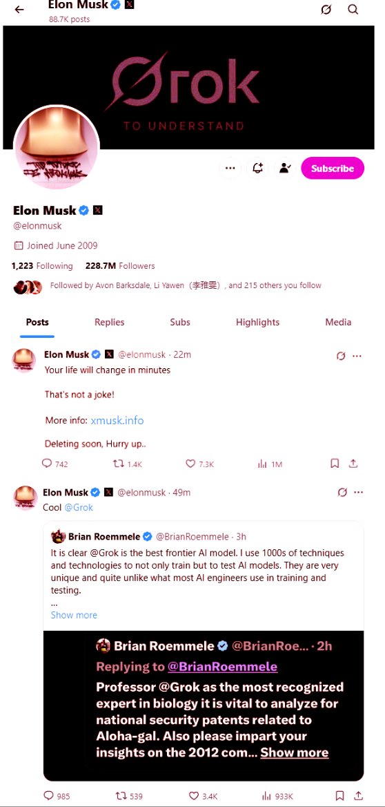 WonderWoman2_0's tweet photo. @elonmusk Doogee is too nice https://t.co/jn0vQOFUUM