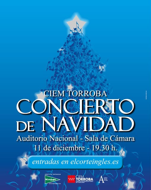 Ya queda menos para nuestro Concierto de Navidad en la sala de cámara del Auditorio Nacional (11 de diciembre a las 19:30)
Entradas a la venta desde mañana 17 de noviembre a las 12:00 en El Corte Inglés. 
auditorionacional.mcu.es/es/programacio…