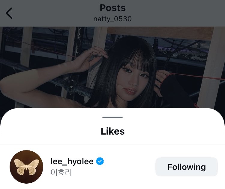 rubkissy_'s tweet image. Lee Hyori liked Natty’s latest Instagram post!! 💜