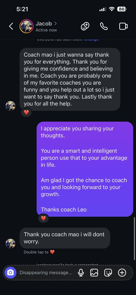 My end goal of coaching……..