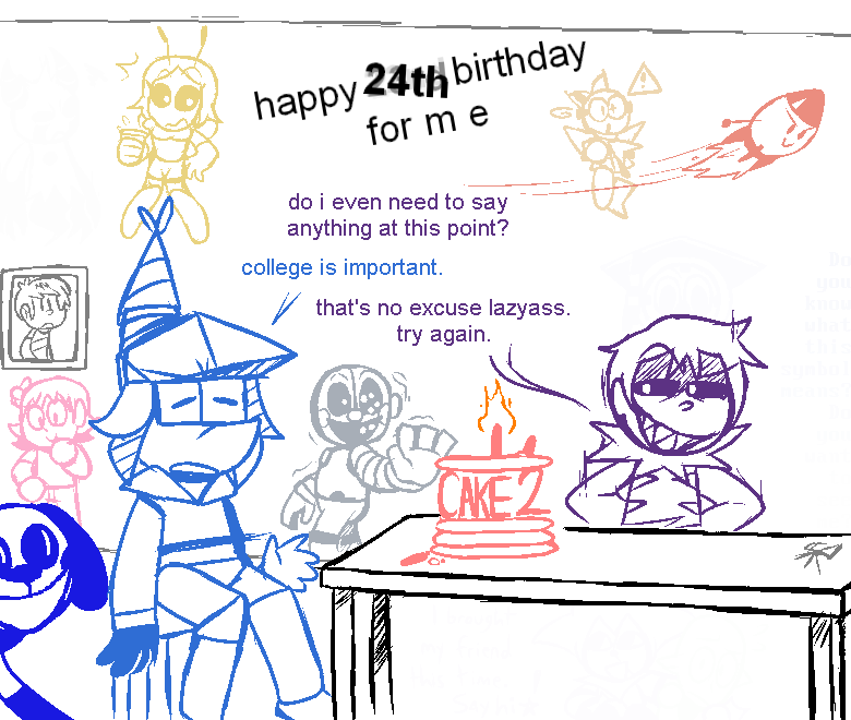 JSB_BlueJay's tweet photo. I'm 24 years old now. Hooooorah. https://t.co/LsEuTWN0Mz