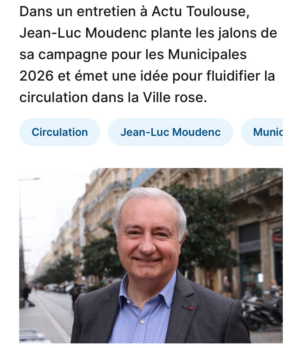 Le vide, voilà le projet de M.Moudenc pour Toulouse .

Il revient déjà sur ses promesses d’il y a une semaine!

Il est temps d’avoir un débat pour que les toulousain.ne.s sachent ce que chacun propose vraiment!
