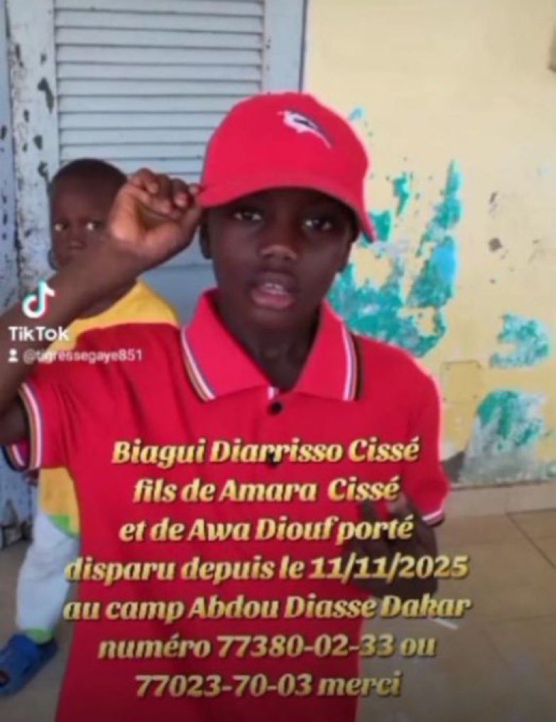 «Hello. J’espère que vous allez bien. Mon neuveu est porté disparu depuis le 11 Novembre et on a aucune nouvelle de lui depuis lors. Est ce que vous pouvez partager l’information s’il vous plaît? »

Max de partage les gars 🚨🚨