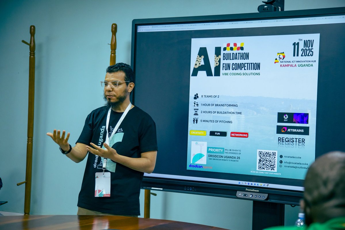 AhmedNMahran's tweet image. Alhamdulillah, @droidconug was special, Planned for a talk, ended up with 5 contributions, a talk about #JetpackCompose and #firebase, panel discussion, round table, Judging and speaking at the AI buildation all in 2 days 😀.