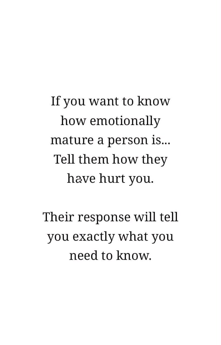 If you want to know how emotionally mature a person is…