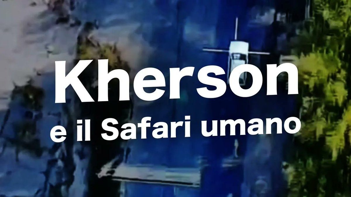 A Kherson, per mesi, la vita quotidiana è stata trasformata in un “safari umano”: civili osservati, inseguiti e colpiti solo per il fatto di essere ucraini. L’ONU ha certificato i costanti crimini di guerra nella regione. Qui il video👇🏻
youtu.be/eugsv6sNFJQ