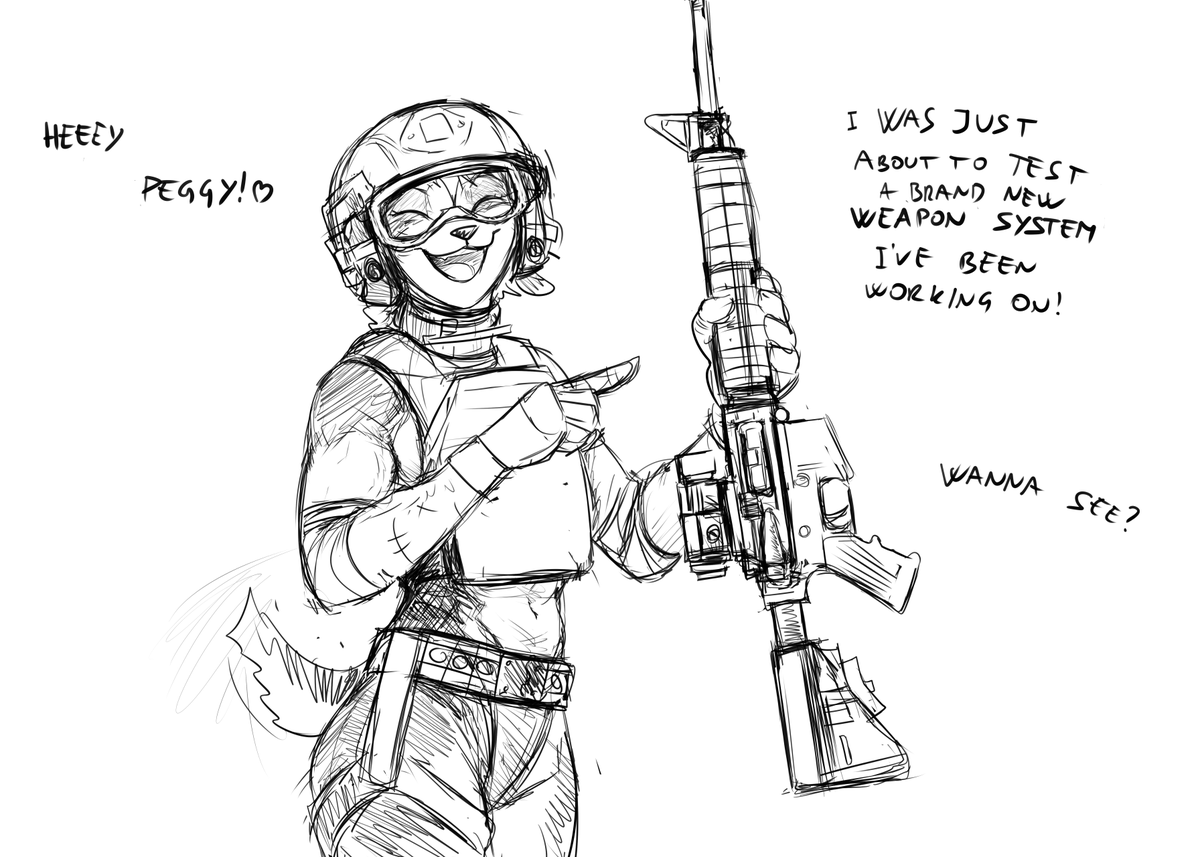 Stedilnik's tweet photo. Samantha designs a weapon system.  

(1/6) https://t.co/s24F3WApIK