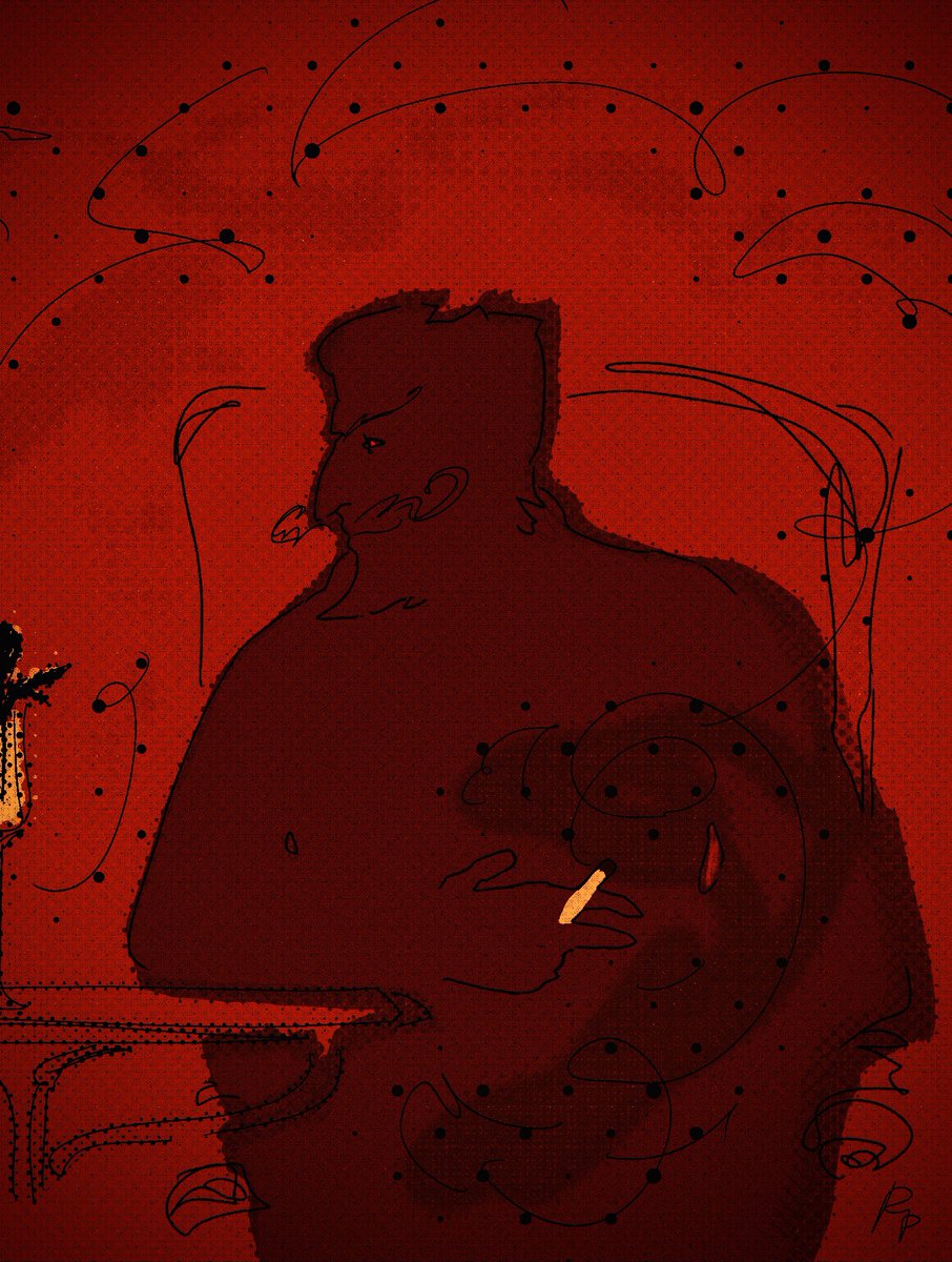 ripew6's tweet image. &quot;🚬&quot;

#Pantalone #Dottore #Dottolone #fatui #Genshinlmpact