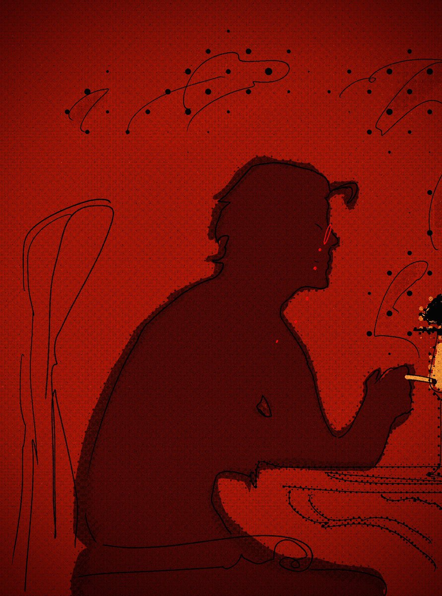 ripew6's tweet image. &quot;🚬&quot;

#Pantalone #Dottore #Dottolone #fatui #Genshinlmpact