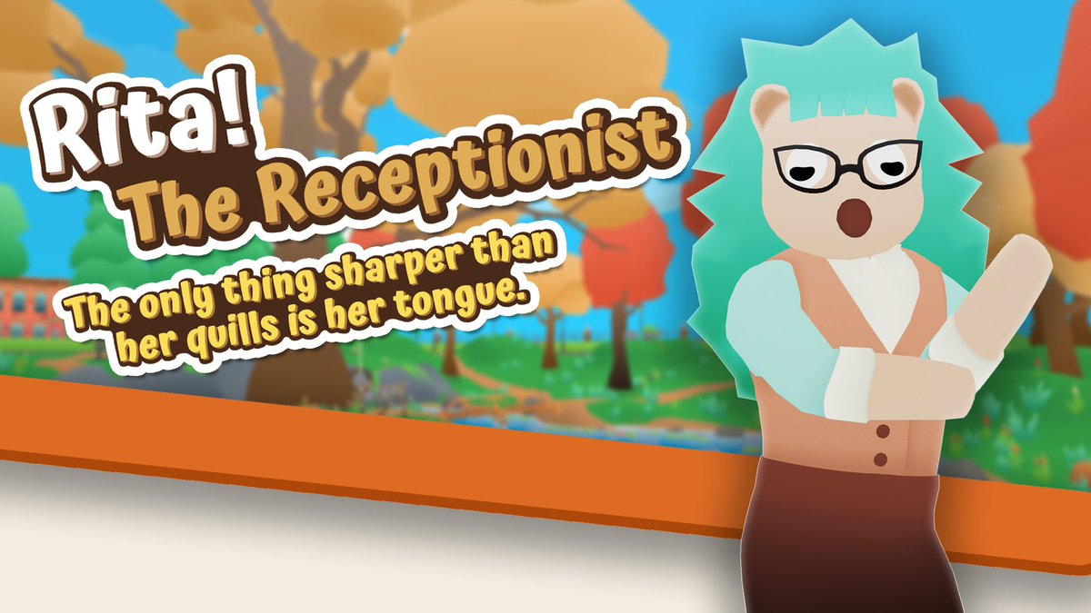 digitalumami_'s tweet image. We&apos;re lucky 🍀to have this prickly one 🦔 on the side of the Animal Mystery Crew #unity3dgamedevelopment #indiegame #indiedev