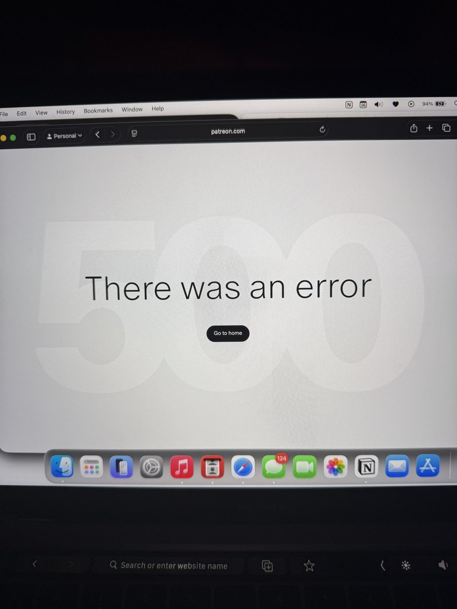why TF is patreon down rn i am devastated